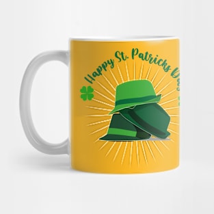 three green hat for st patrick day Mug